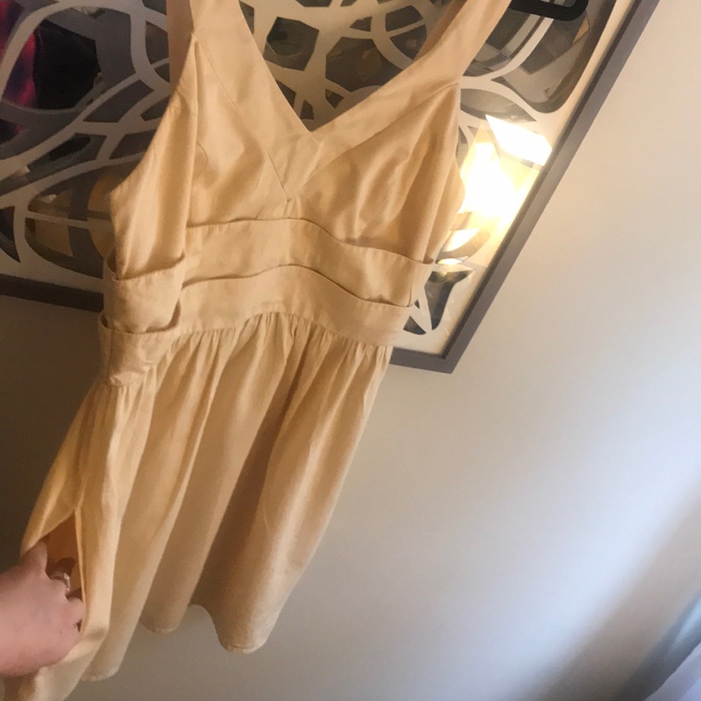 Pins and Needles Babydoll Yellow Dress